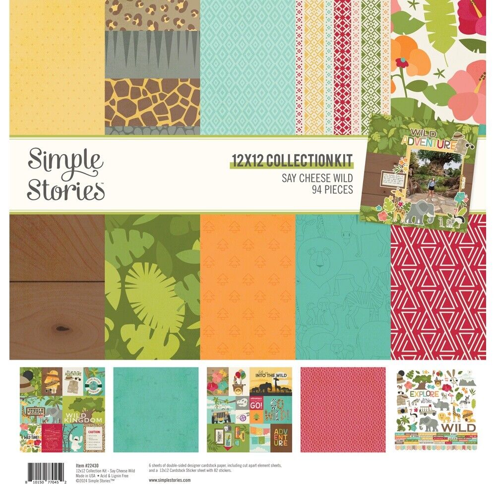 Simple Stories - Say Cheese Wild- 12 x 12 Collection Kit