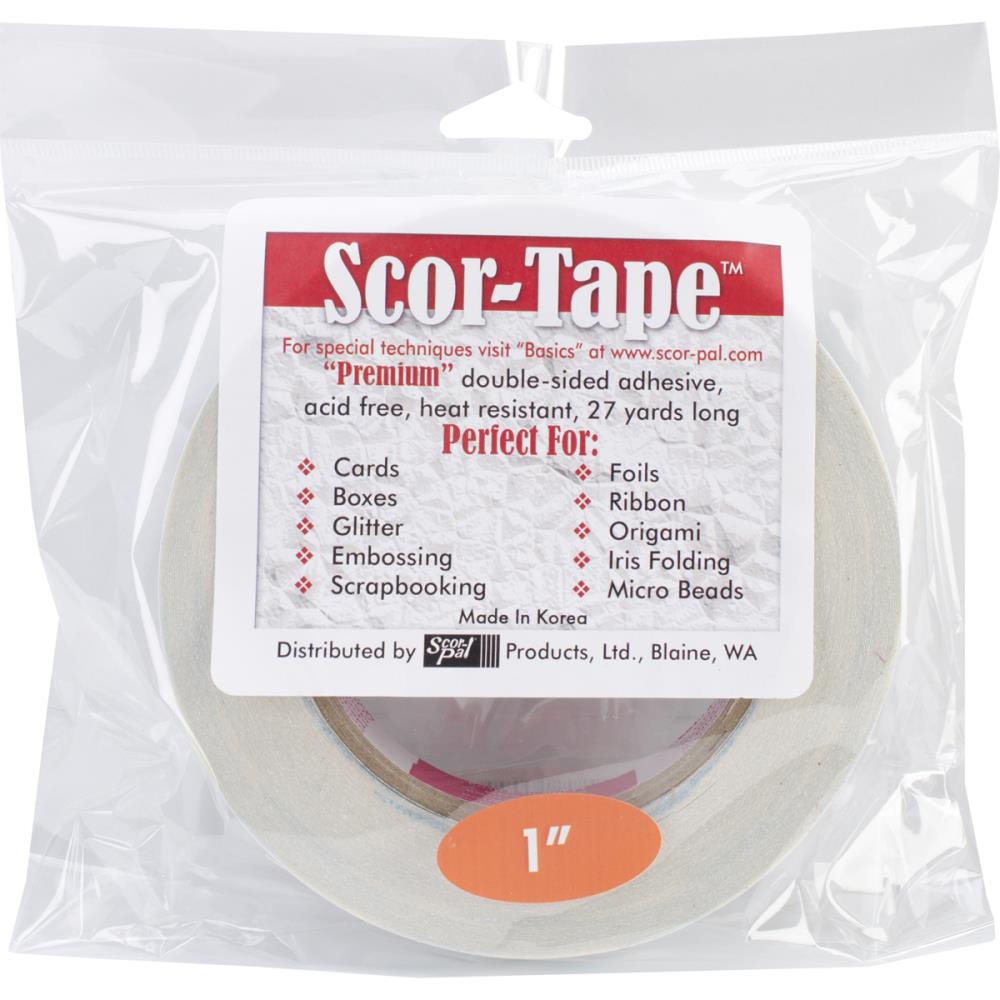 SCOR-TAPE - 1" PREMIUM DOUBLE SIDED TAPE (25M)