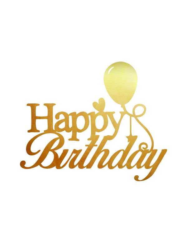 I Craft - Wooden Embellishments - Happy Birthday