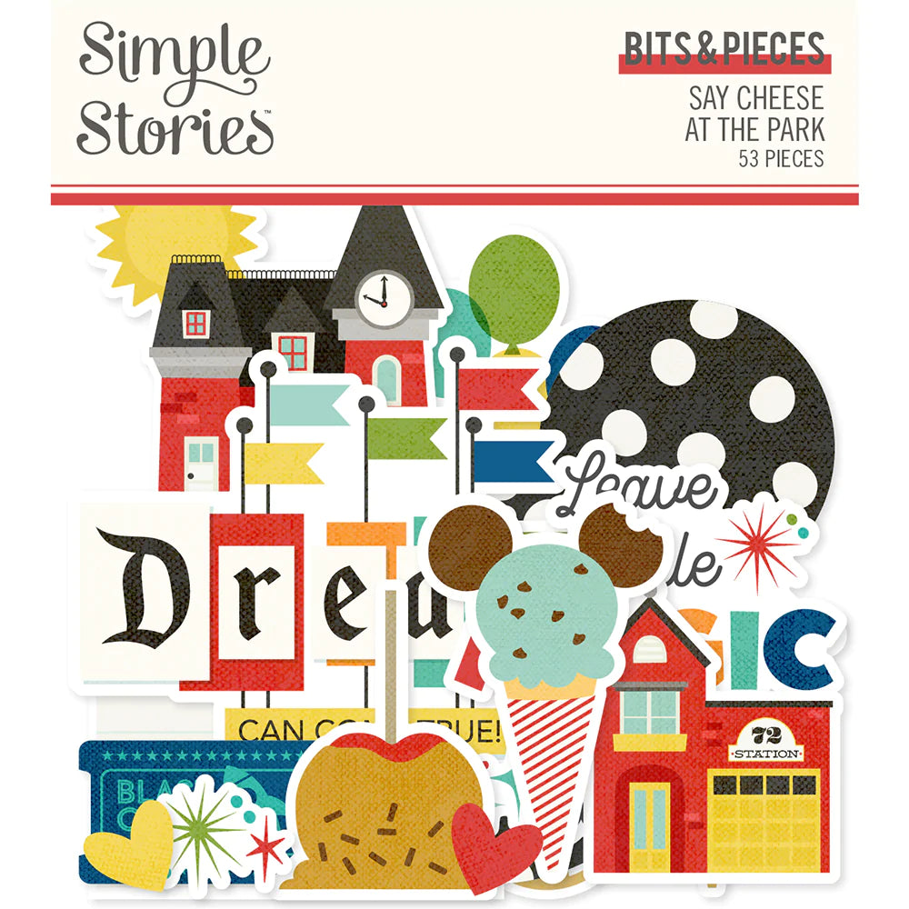 Simple Stories - Say Cheese at the Park - 12 x 12 Collector's Essential Kit (190 Pcs)