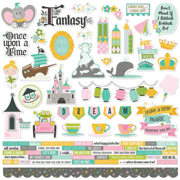 Simple Stories - Say Cheese Fantasy at the Park - Cardstock Stickers
