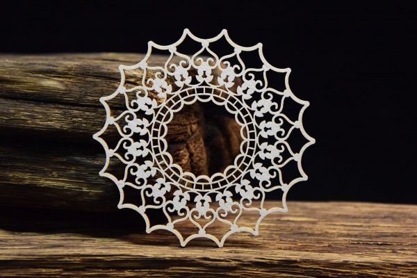 Snip Art - Mandalas Dreams - Doily #2 9cm