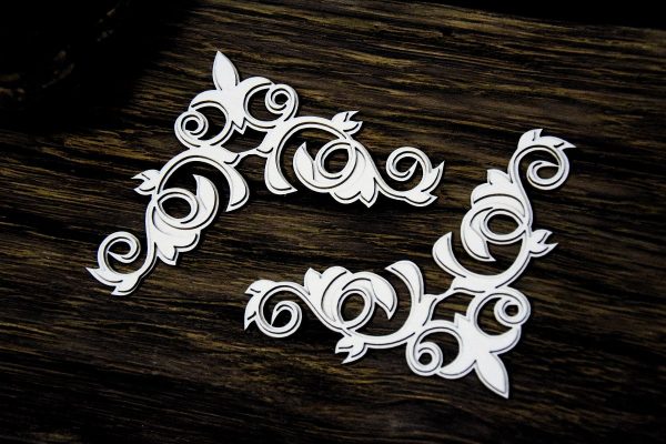 Snip Art - Baroque Garden – Layered corners