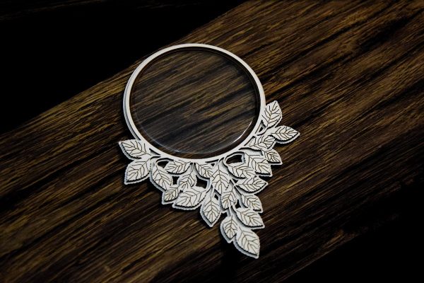 Snip Art - Wandering Ivy - Circle Frame- Shaker Box