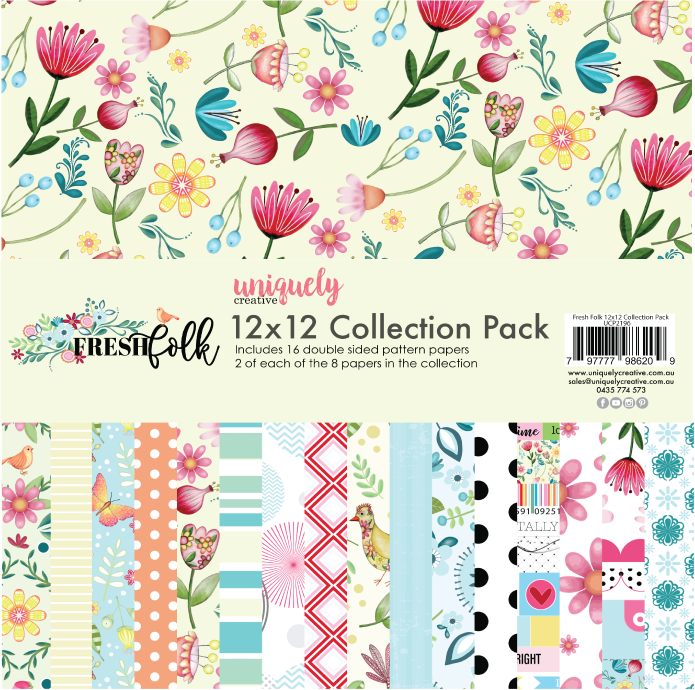 Uniquely Creative - 12 X 12 Fresh Folk Collection Paper Pack