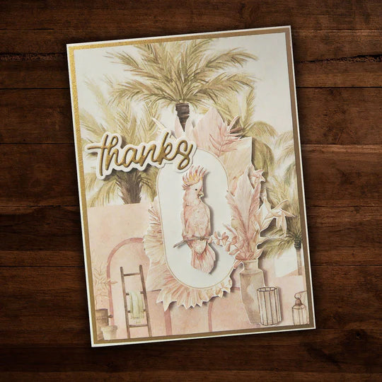 Paper Roses - Die Cuts - Moroccan Garden