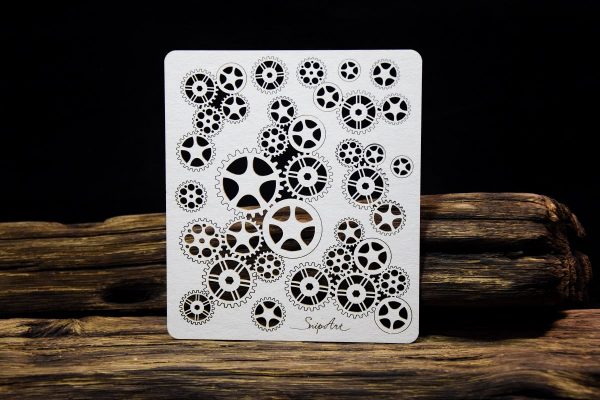 Snip Art - Industrial Factory - Cogs Background