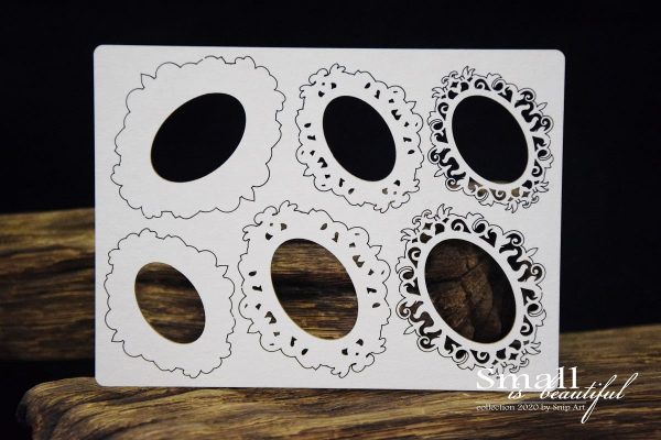 Snip Art - Small is Beautiful - Mini Frames - Oval