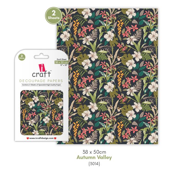 I Craft - Decoupage Papers - Autumn Valley