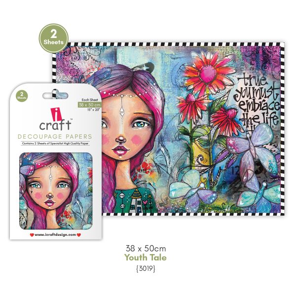 I Craft - Decoupage Papers - Youth Tale