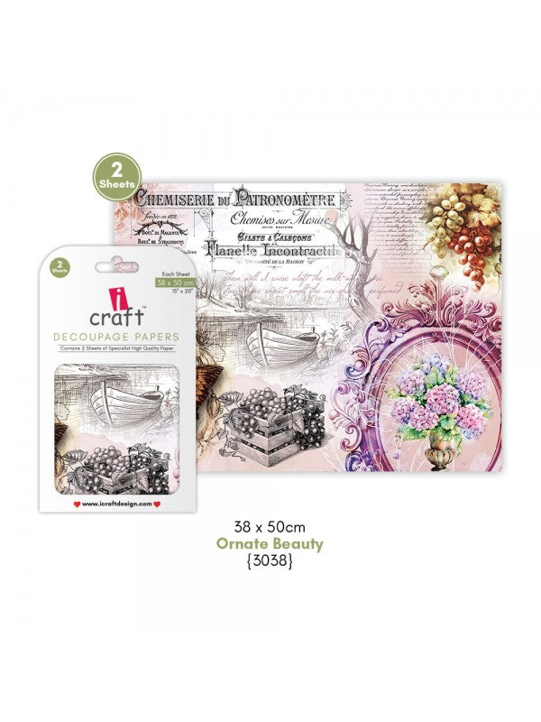 I Craft - Decoupage Papers -Ornate Beauty