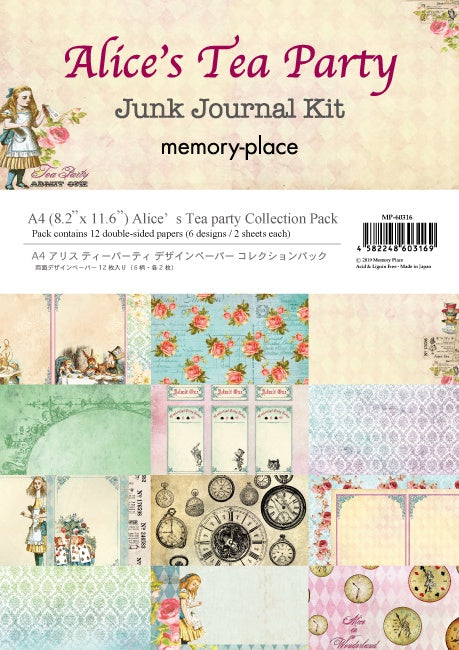 Memory-Place - Alice's Tea Party Junk Journal Kit