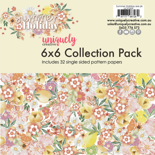 Uniquely Creative - 6 X 6 -  Summer Holiday Collection Pack