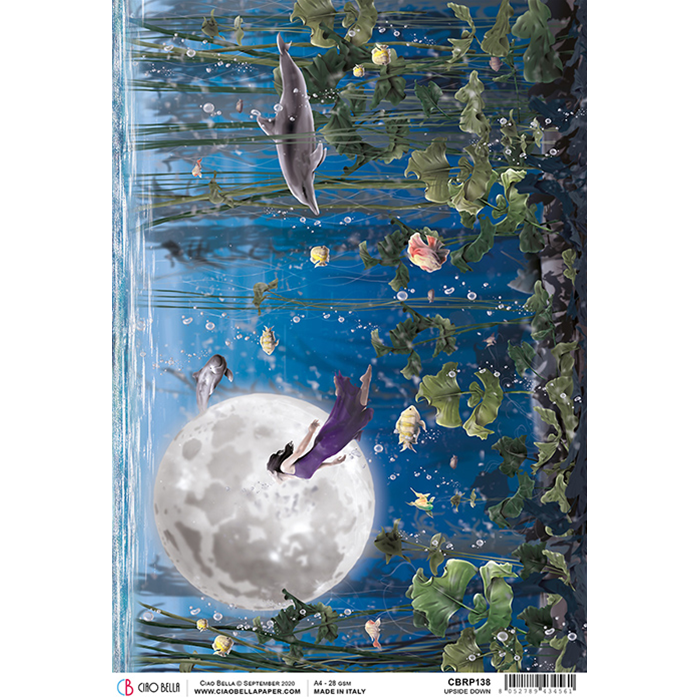 CIAO BELLA - RICE PAPER - UPSIDE DOWN, MOON & ME