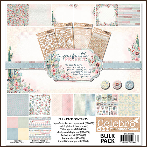 CELEBR8 - 12 X 12 IMPERFECTLY PERFECT BULK PACK