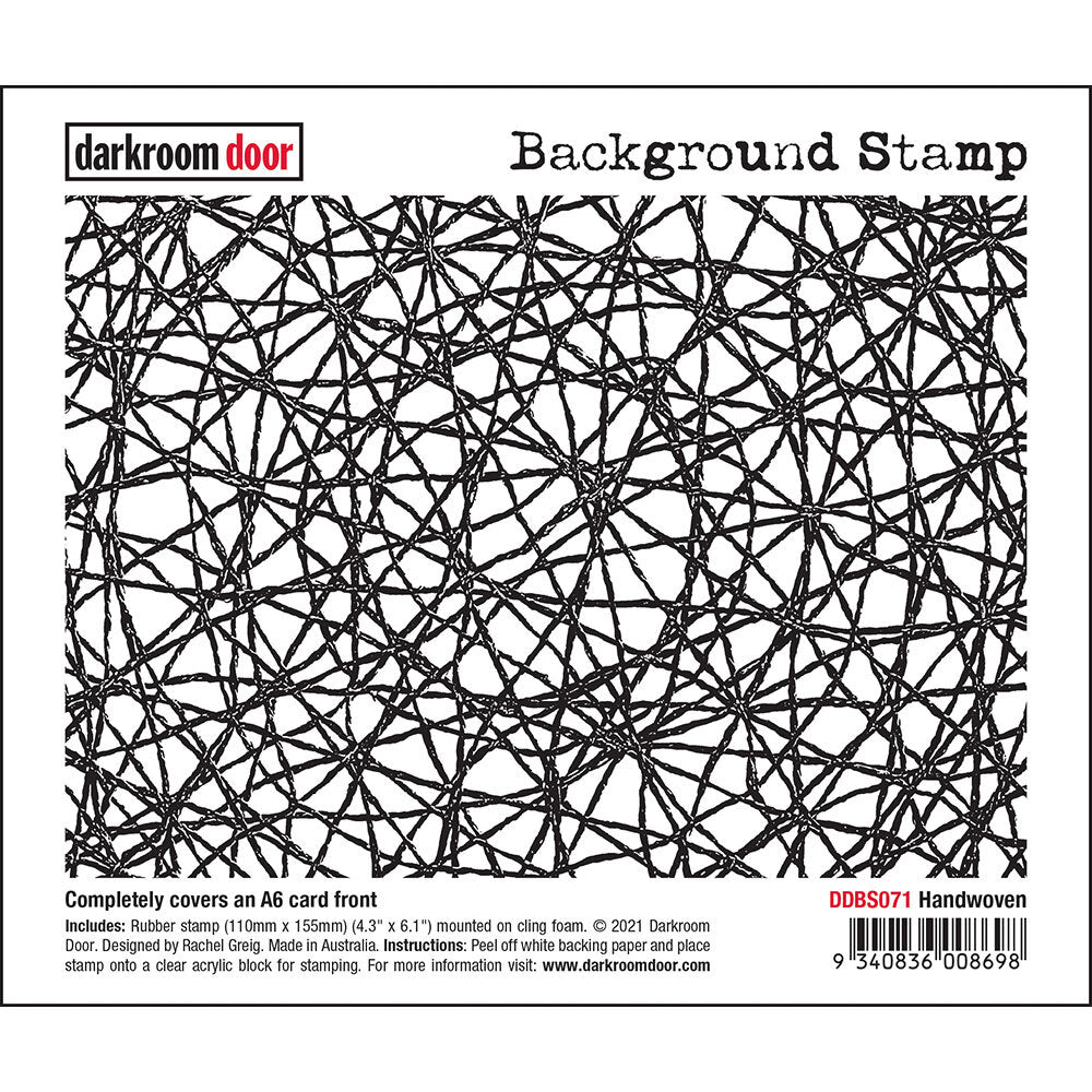 DARKROOM DOOR - BACKGROUND STAMP- HANDWOVEN (DDBS071)