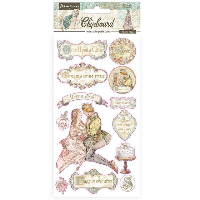 Stamperia - Chipboard - 15cm X 30cm - Sleeping Beauty