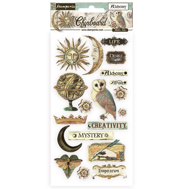 Stamperia - Chipboard - Alchemy