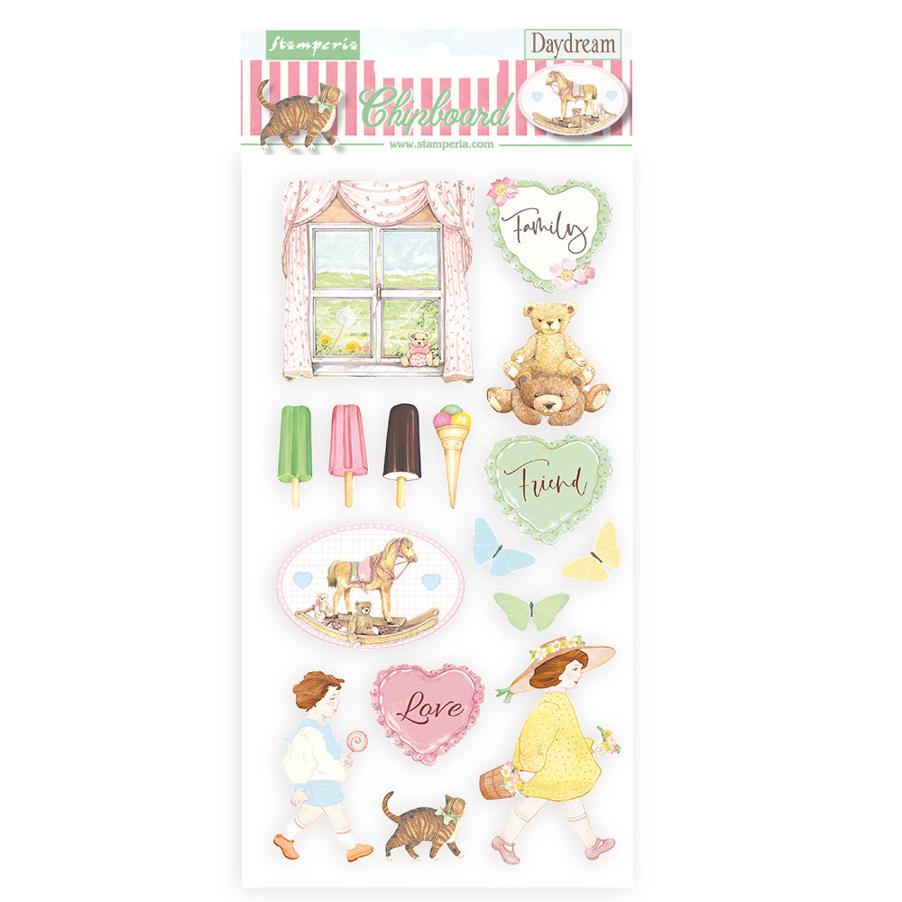 Stamperia - Chipboard - 15cm X 30cm - DayDream Toys