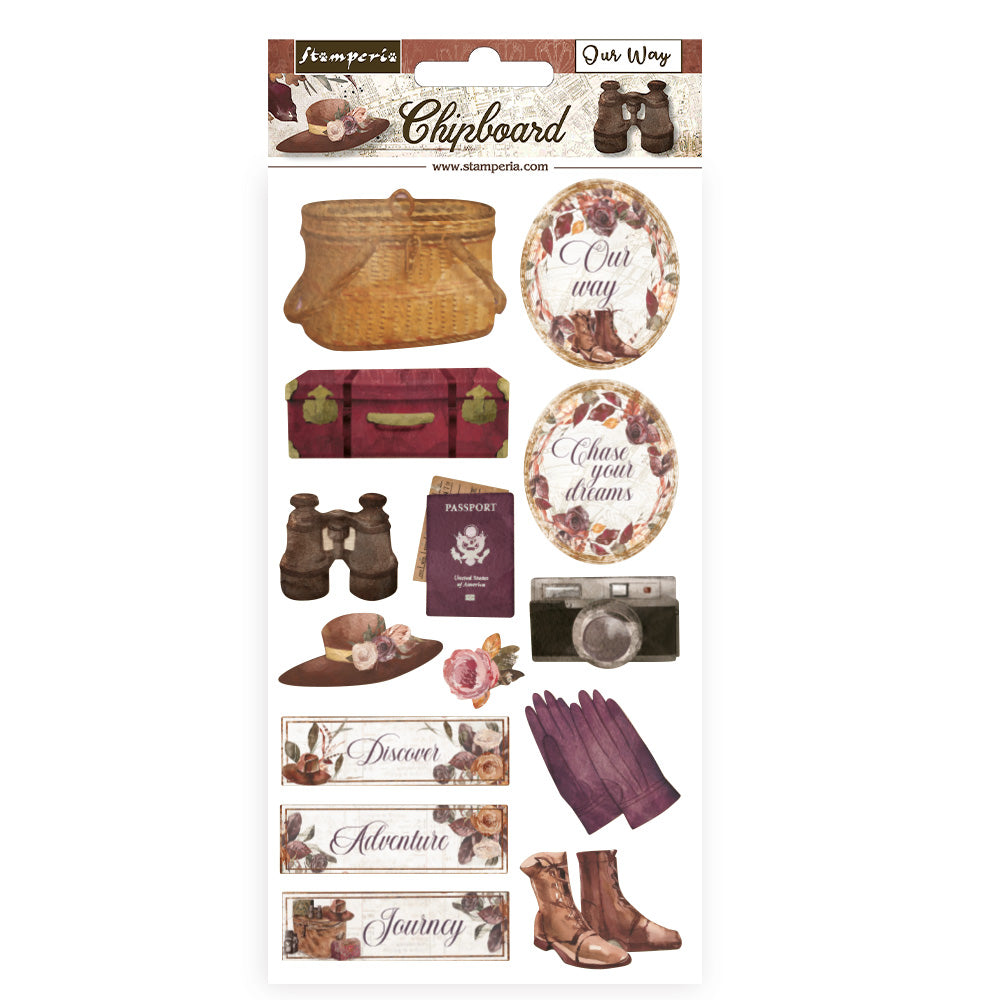 Stamperia - Chipboard - Our Way