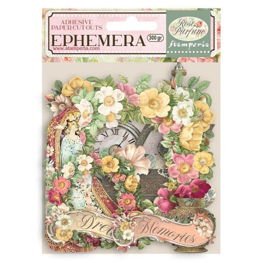 Stamperia - Ephemera - Rose Parfum Flowers and Garlands*