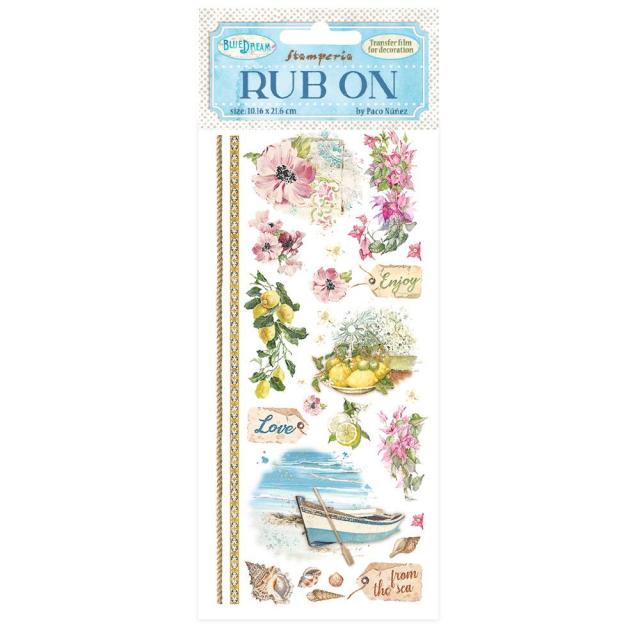 Stamperia - Blue Dream - Rub-ons