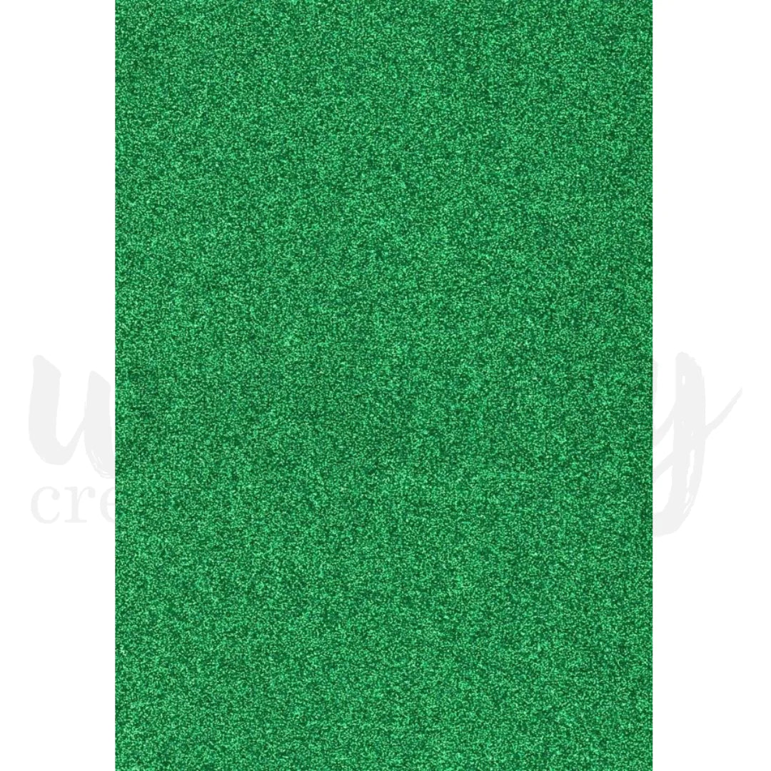 Uniquely Creative - A4 - Green Glitter Cardstock