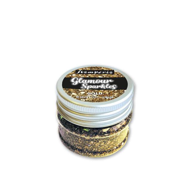 Stamperia - Glamour Sparkles - Gold