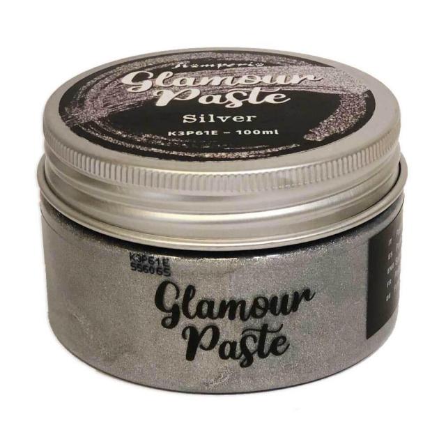 Stamperia - Glamour Paste - Silver 100ml
