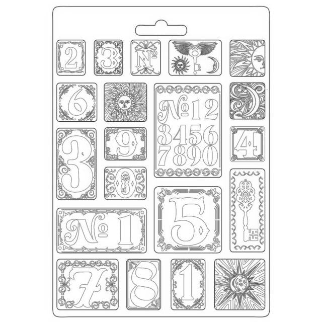 Stampera- Soft Mould A4 - Alchemy Number*