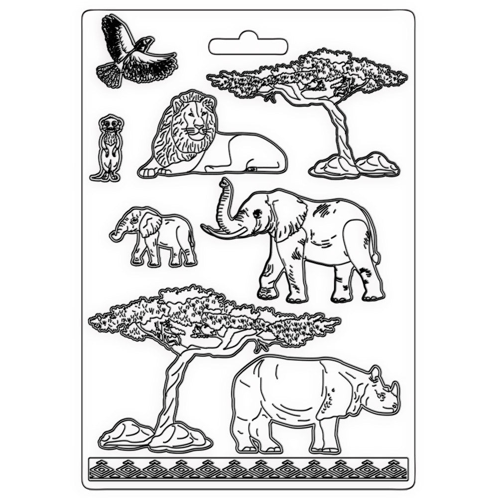 Stampera- Soft Mould A4 -Savana Elements*