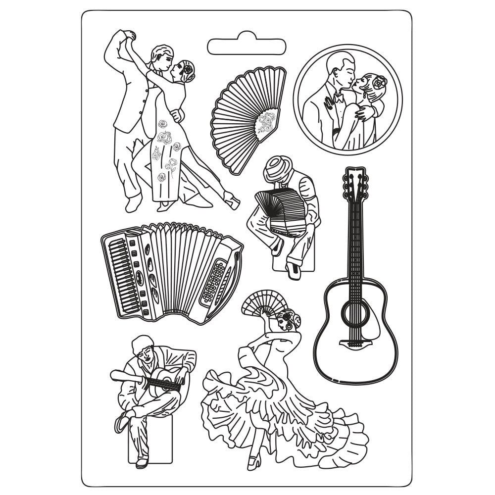 Stampera- Soft Mould A4 - Desire Elements*