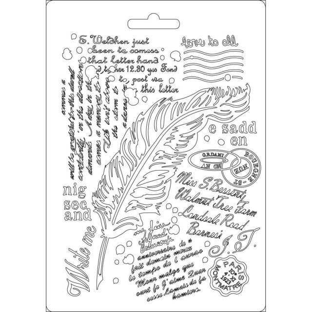 Stamperia - Soft Mould A5 - Feathers*