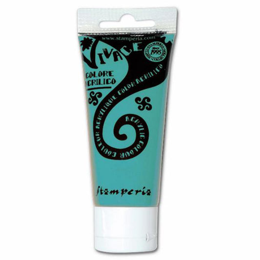 Stamperia - Vivace - Acrylic Colour -  Kab67 - Turquoise   - 60ml