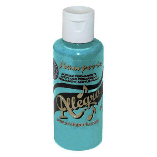 KAL 109 - Stamperia - Allegro - Acrylic Paint - Indian Turquoise 59ml