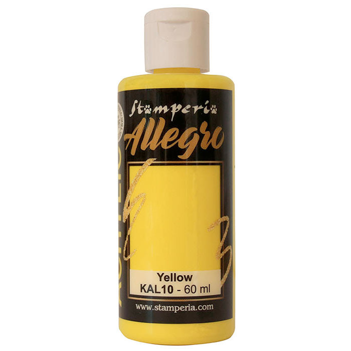 KAL 10 - Stamperia - Allegro - Acrylic Paint - Yellow - 60ml