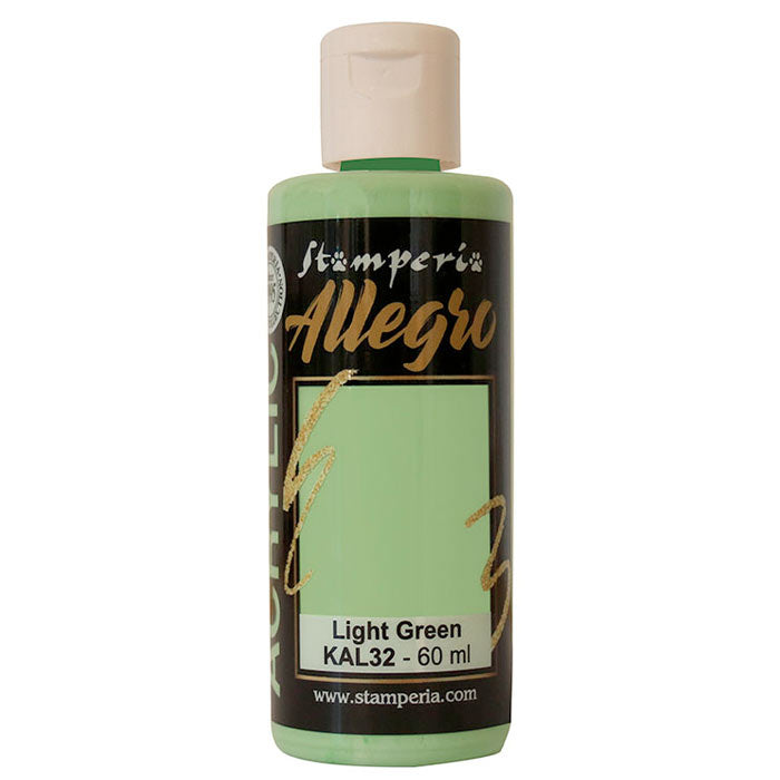 KAL 32 - Stamperia - Allegro - Acrylic Paint - Light Green - 60ml