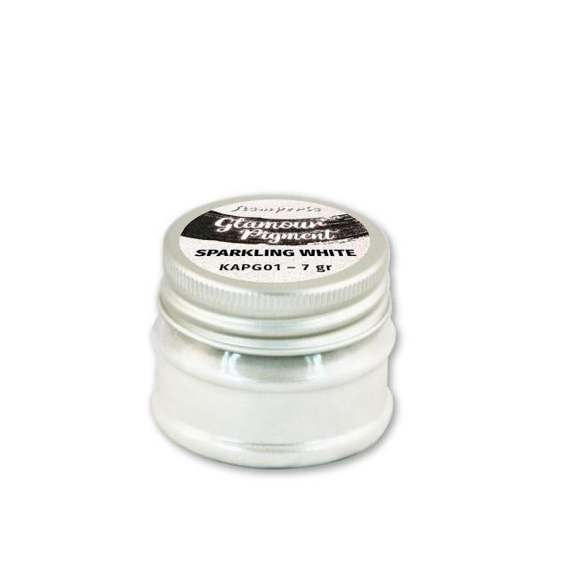 Stamperia - Glamour Pigment - Sparkling White 7 GR