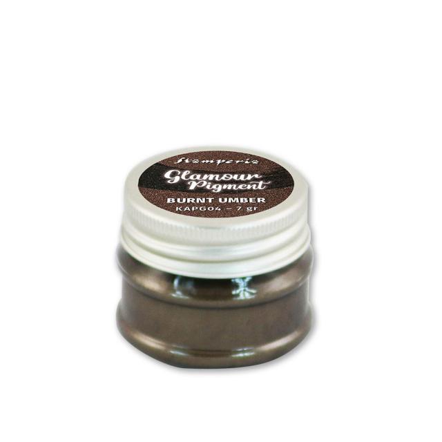 Stamperia - Glamour Pigment - Burnt Umber- 7 GR