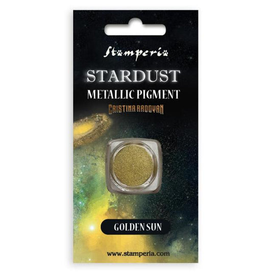 Stamperia - STARDUST PIGMENT GR 0,5 -  GOLDEN SUN