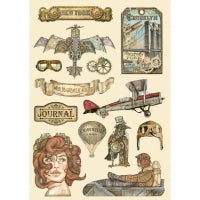 Stamperia - A5 - Wooden Shapes - Sir Vagabond Aviator