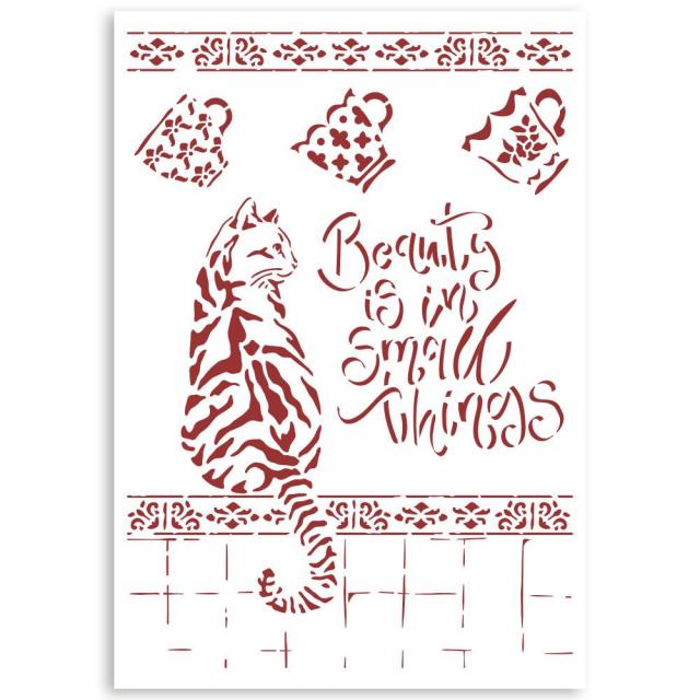 Stamperia - - Stencil 21 X 29.7cm- Casa Granada Cat