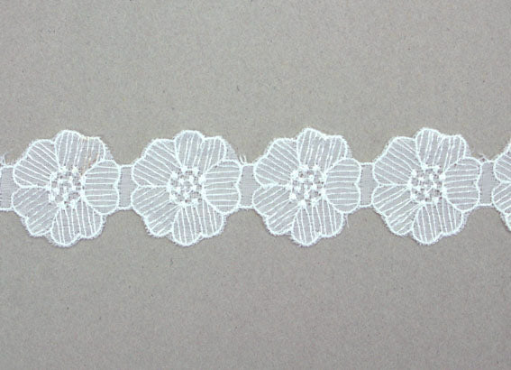 GREEN TARA - LACE 3.8 CM WHITE (SOLD PER METRE)