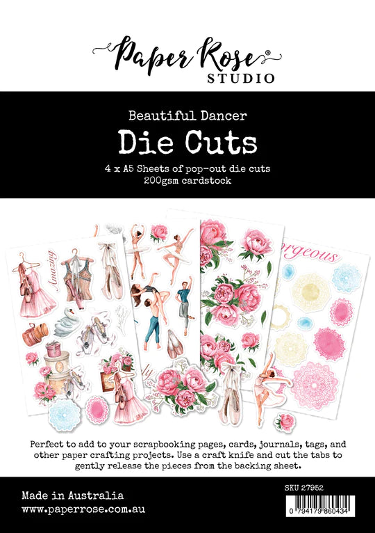 Paper Roses - Die Cuts - Beautiful Dancer