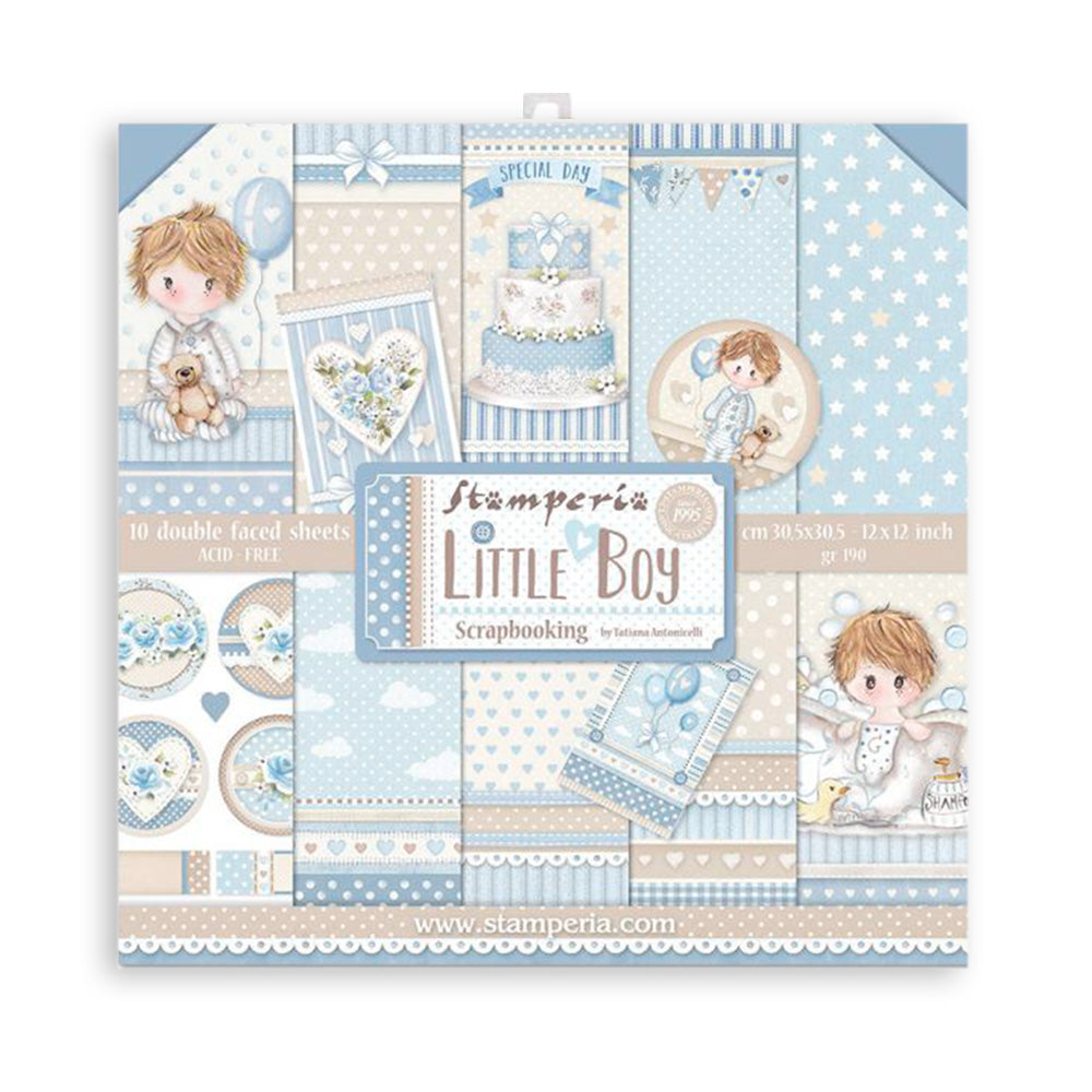 Stamperia - (12”X12”) Little Boy paper pad