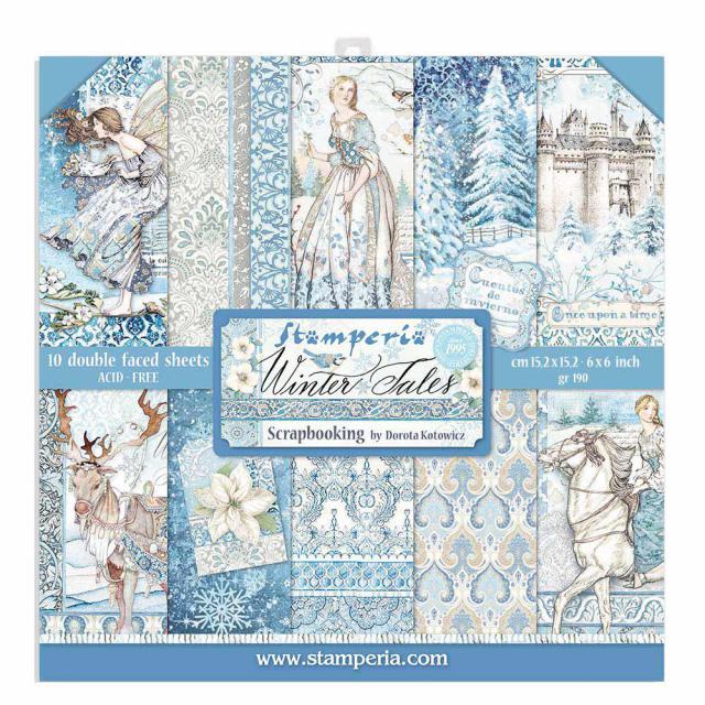 Stamperia - (6”X6”) Paper Pad - Winter Tales
