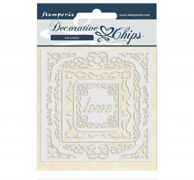 Stamperia - Decorative Chips - Atelier Des Arts Love Frames