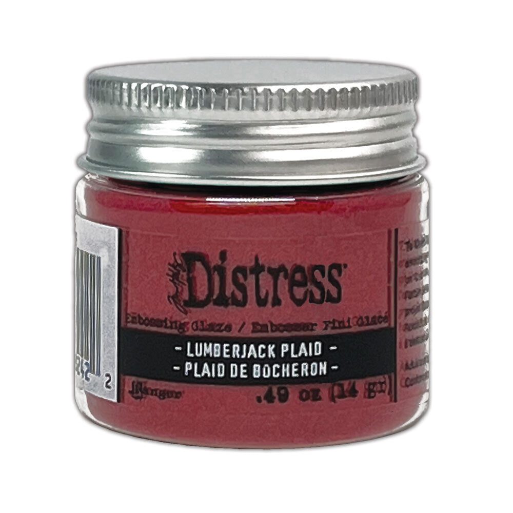 Ranger - Distress Embossing Glaze - Lumberjack Plaid