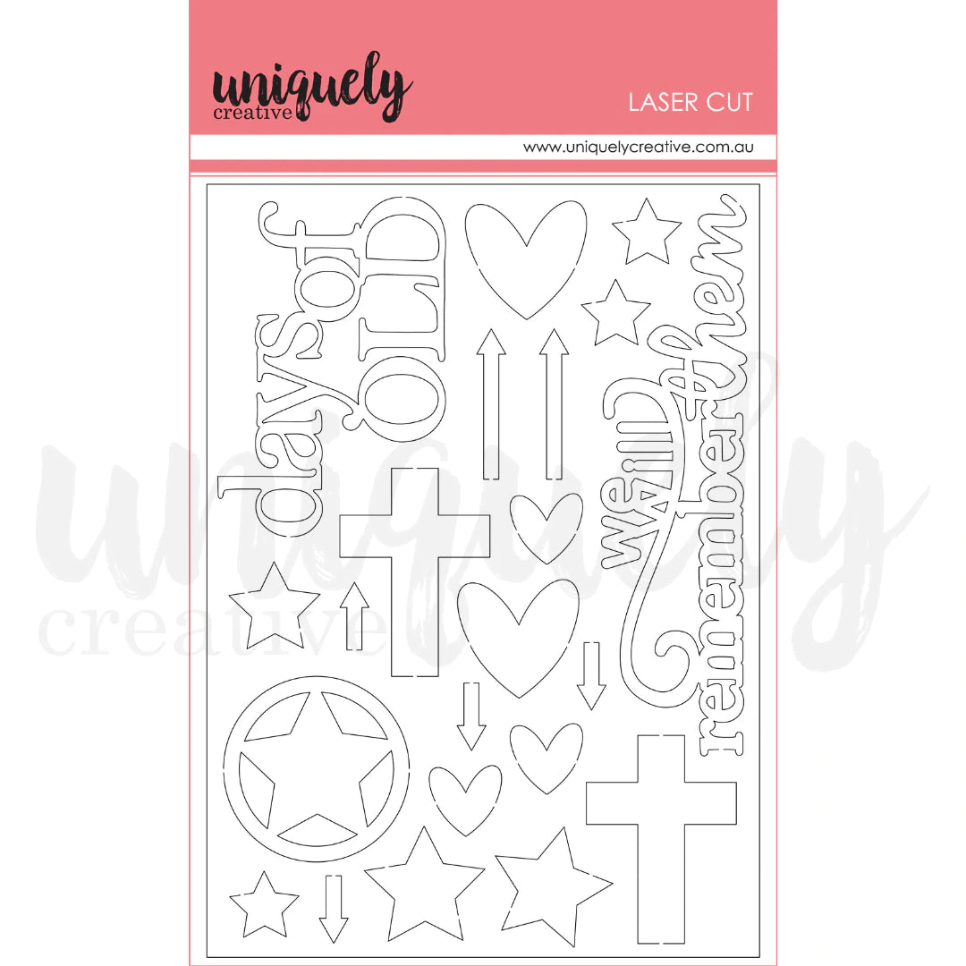 Uniquely Creative - Laser Cut - Tapestry of Time