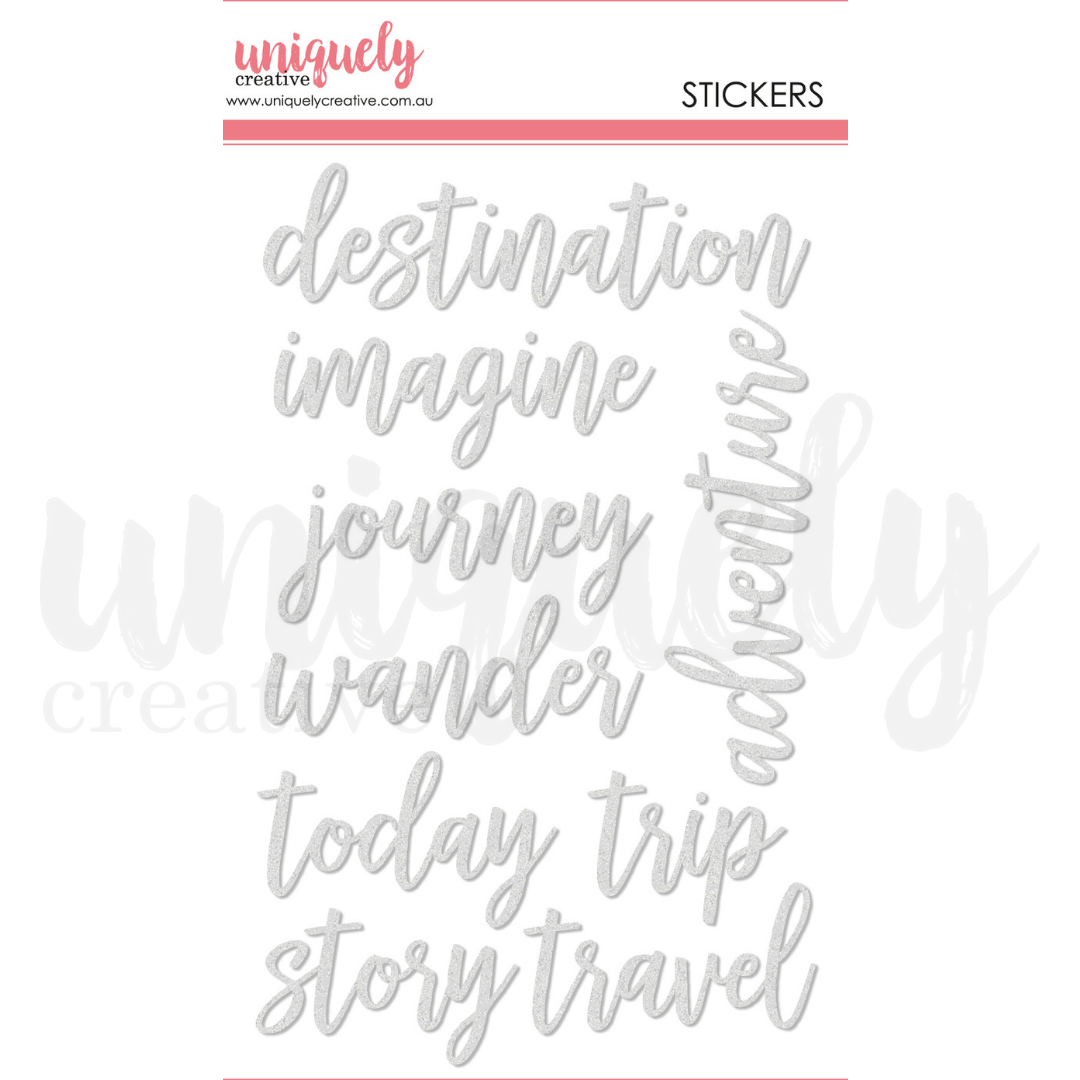Uniquely Creative - Title Stickers - Adventure *